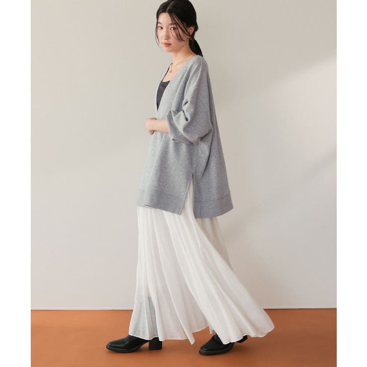 深Vネックサイドスリットスウェットプルオーバー | titivate | 詳細画像30 