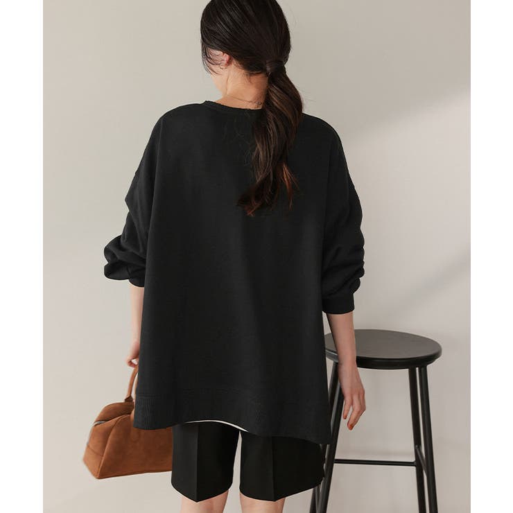 深Vネックサイドスリットスウェットプルオーバー | titivate | 詳細画像15 