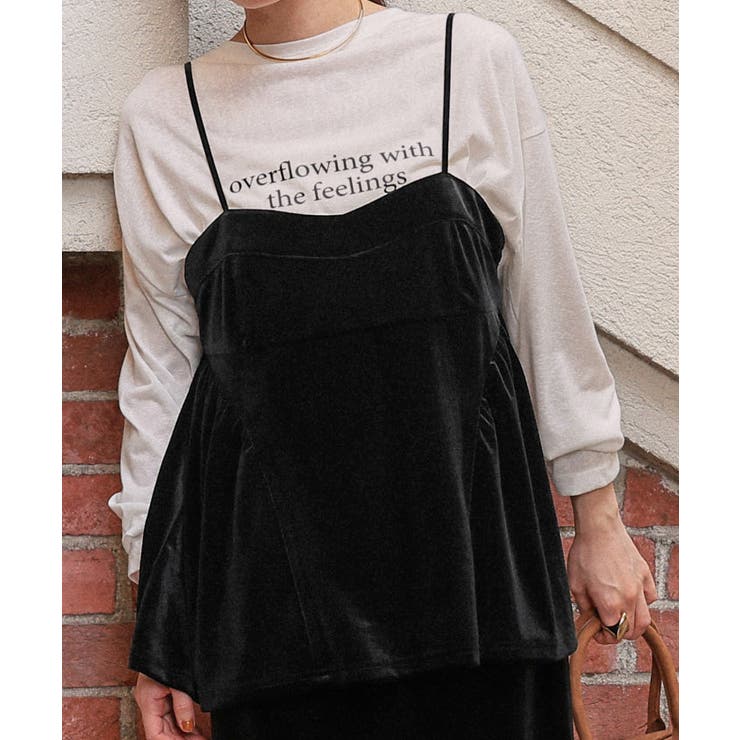 ベロアペプラムビスチェ | titivate | 詳細画像2 