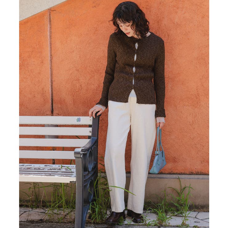 コンパクトリブニットカーディガン | titivate | 詳細画像22 