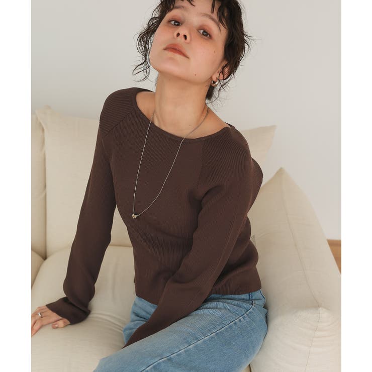 前後2wayダブルジップニットプルオーバー | titivate | 詳細画像18 