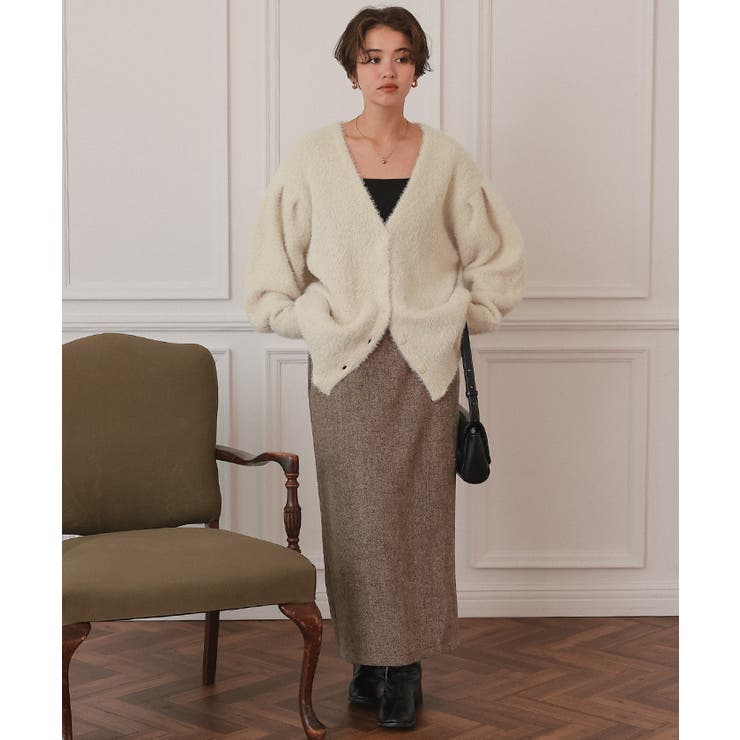 ミニシャギーニットカーディガン | titivate | 詳細画像23 