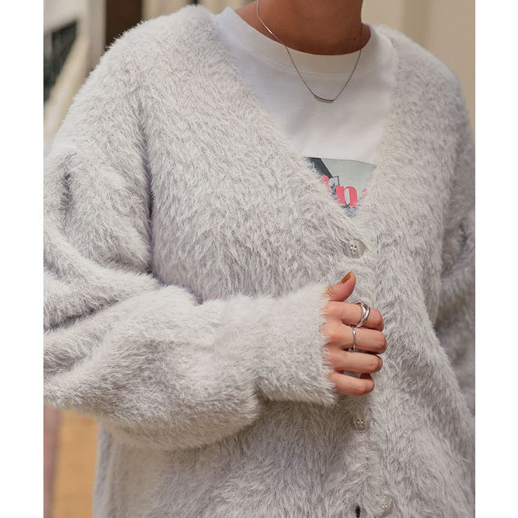 ミニシャギーニットカーディガン | titivate | 詳細画像29 