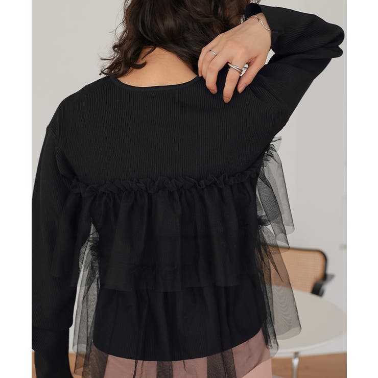 ティアードフリルニットカーディガン | titivate | 詳細画像34 