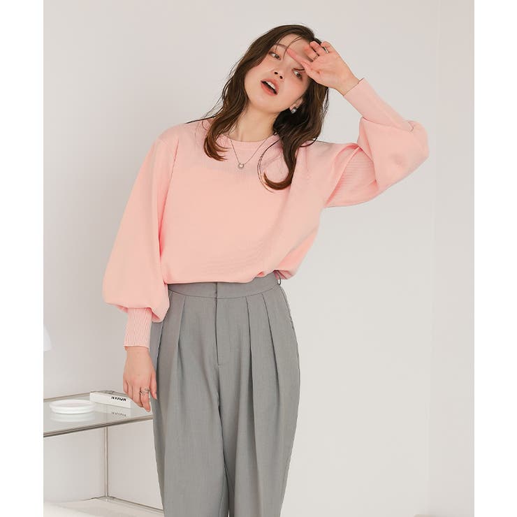 細見え立体ニットプルオーバー | titivate | 詳細画像21 