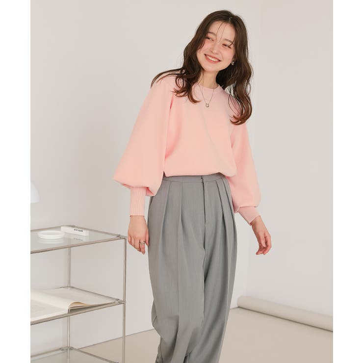 細見え立体ニットプルオーバー | titivate | 詳細画像4 