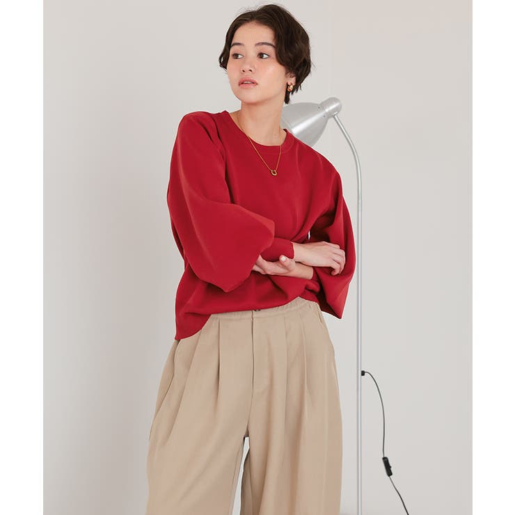 細見え立体ニットプルオーバー | titivate | 詳細画像11 