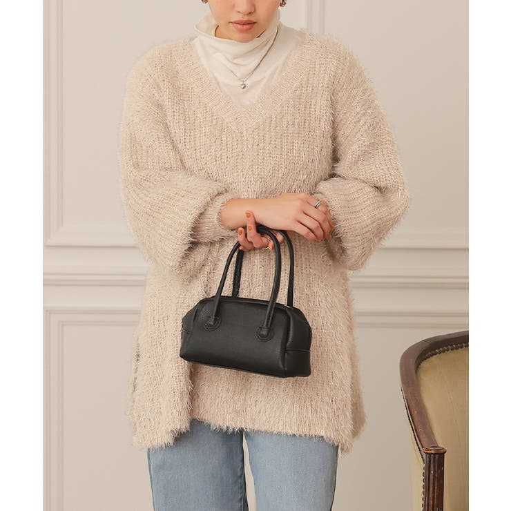 前後2wayサイドスリットシャギーチュニックニット | titivate | 詳細画像21 