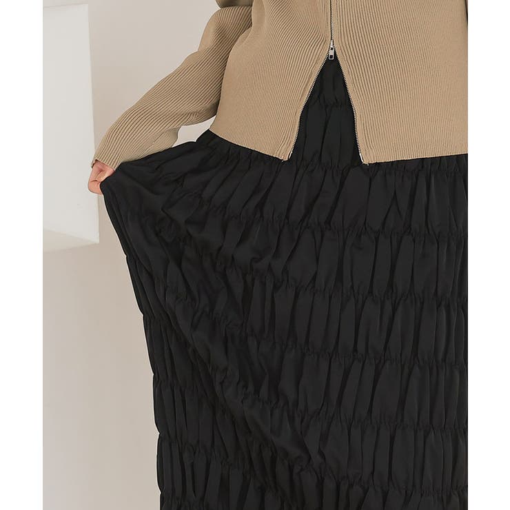 シャーリングIラインスカート | titivate | 詳細画像35 