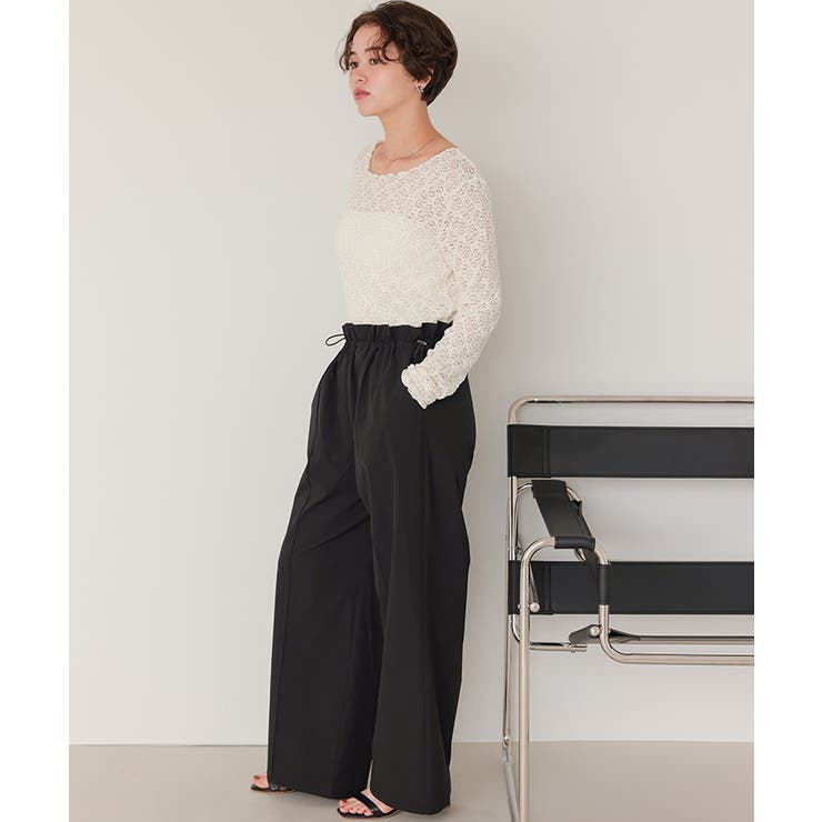 撥水ドローストリングイージーパンツ | titivate | 詳細画像26 