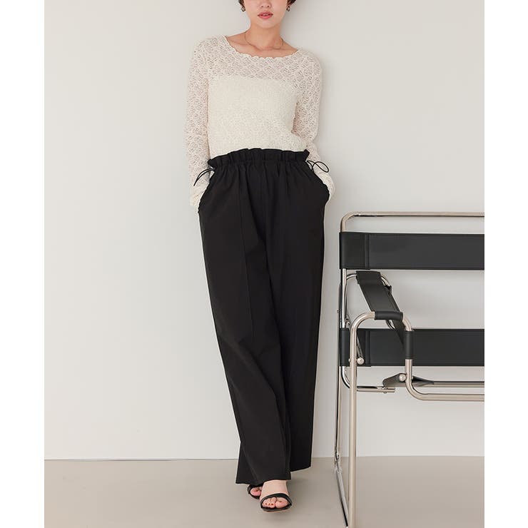 撥水ドローストリングイージーパンツ | titivate | 詳細画像8 