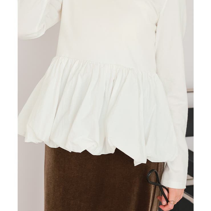 バルーンシルエット長袖トップス | titivate | 詳細画像16 