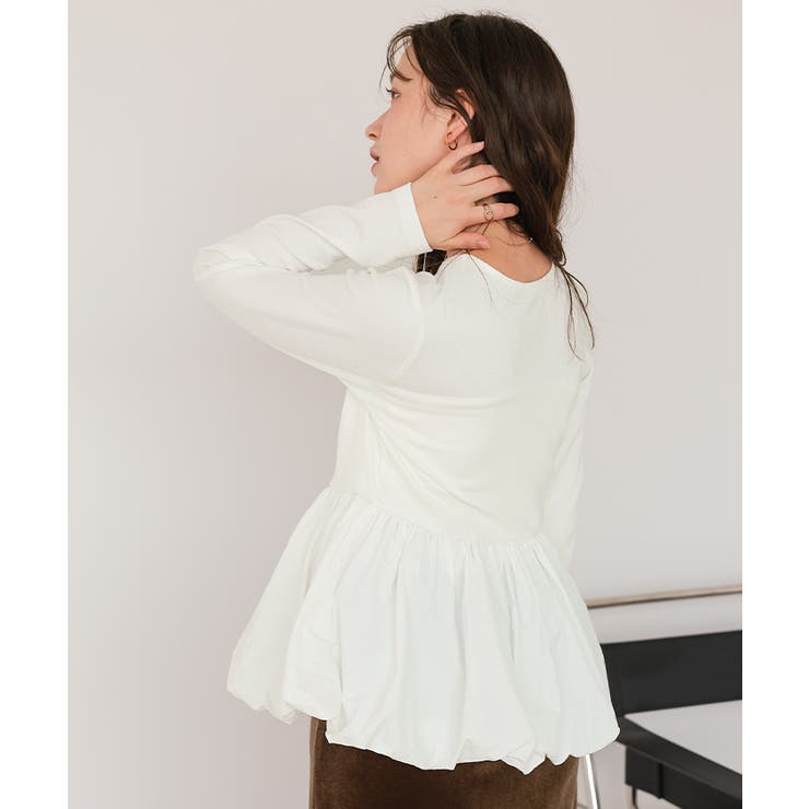 バルーンシルエット長袖トップス | titivate | 詳細画像4 