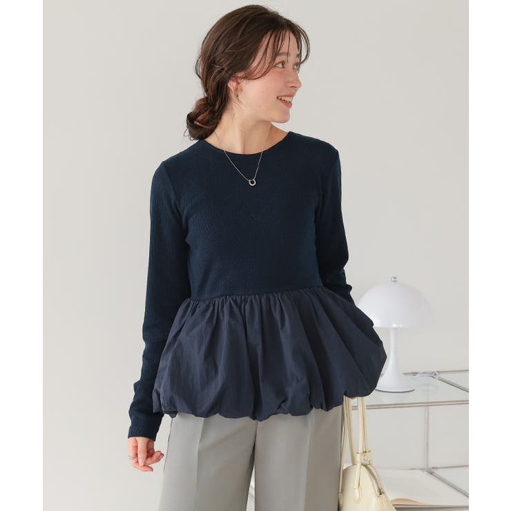 バルーンシルエット長袖トップス | titivate | 詳細画像7 