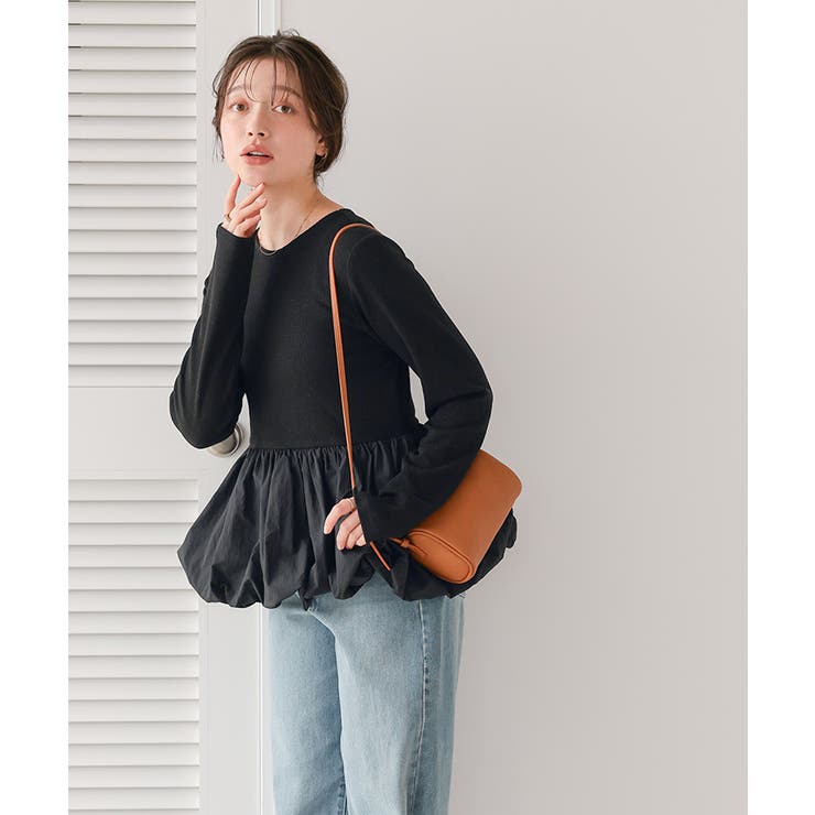 バルーンシルエット長袖トップス | titivate | 詳細画像9 