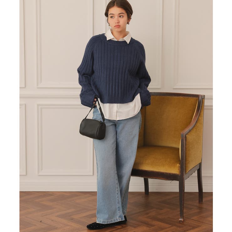 クロップド丈リブニットプルオーバー | titivate | 詳細画像29 