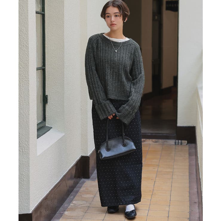 クロップド丈リブニットプルオーバー | titivate | 詳細画像17 