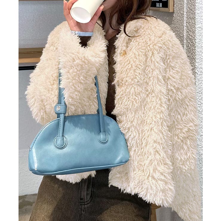 中綿キルティングプードルフェイクファージャケット | titivate | 詳細画像24 