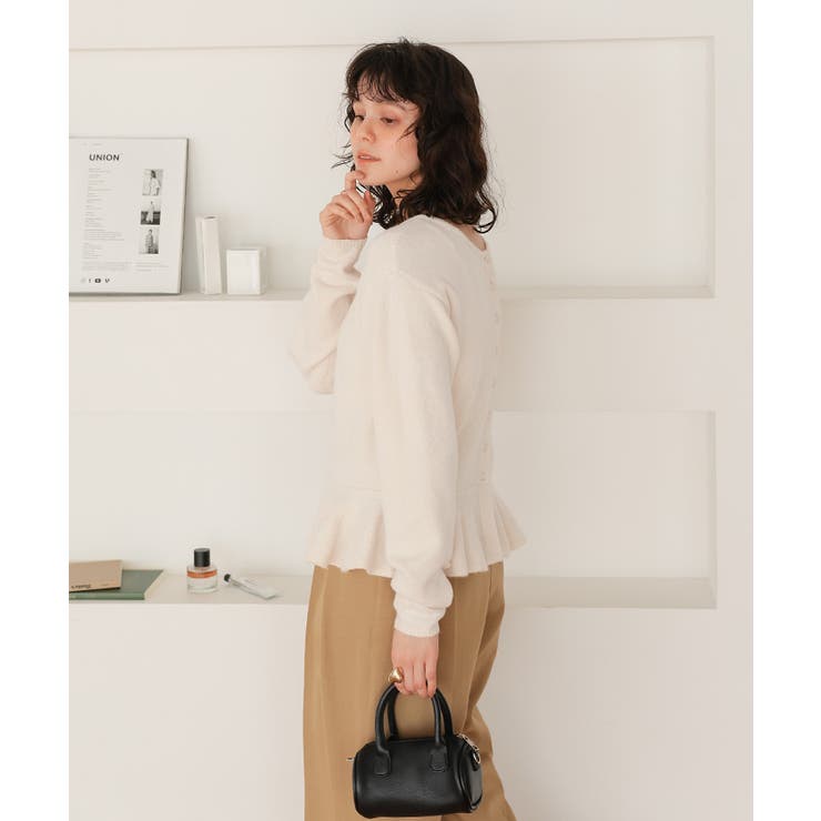 前後2wayフリルヘムニットカーディガン/トップス | titivate | 詳細画像30 