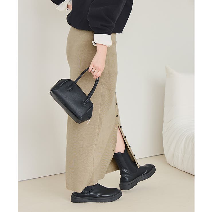 釦デザインIラインニットスカート | titivate | 詳細画像21 