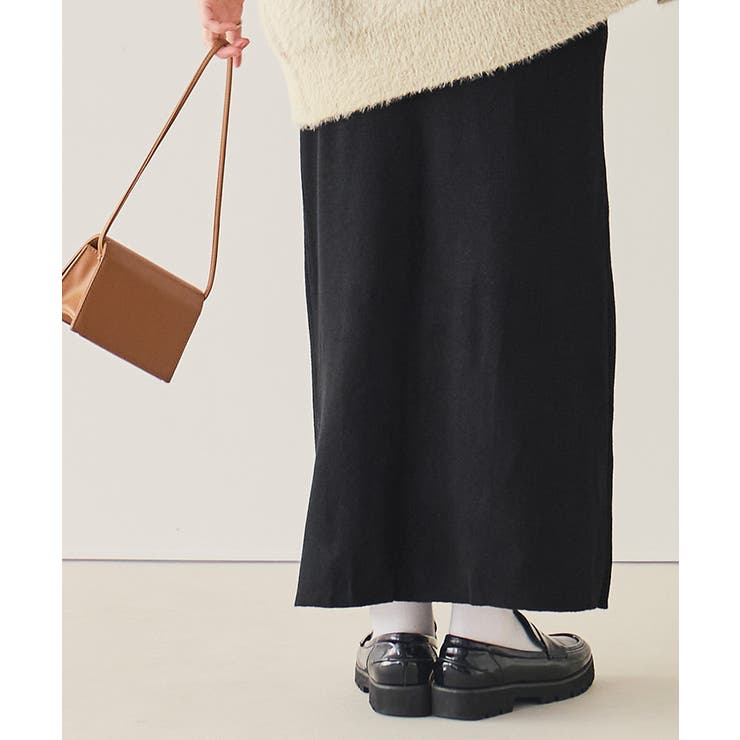 釦デザインIラインニットスカート | titivate | 詳細画像8 