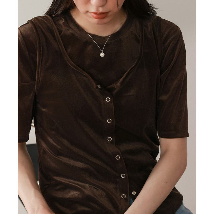 AMERI VINTAGE 前後2wayベロアトップス 新品 AMERI VINTAGE 前後2wayベロアトップス 新品 - メルカリ