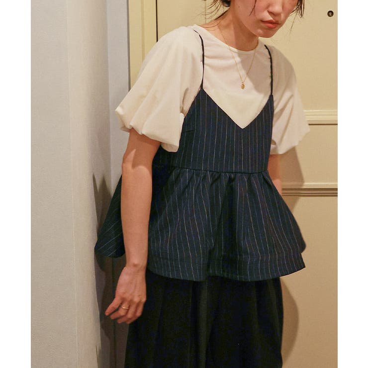 シアーベロアバルーンスリーブトップス | titivate | 詳細画像24 