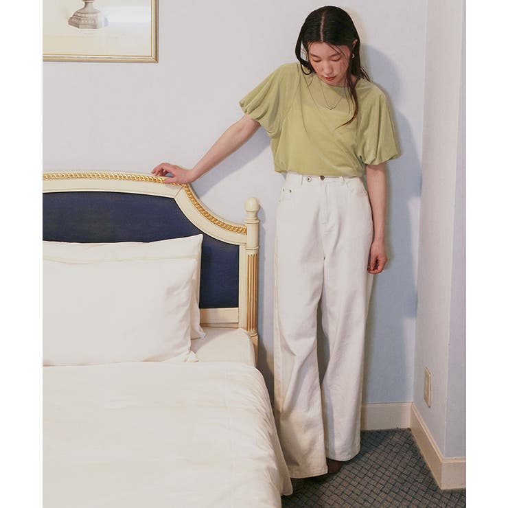 シアーベロアバルーンスリーブトップス | titivate | 詳細画像28 