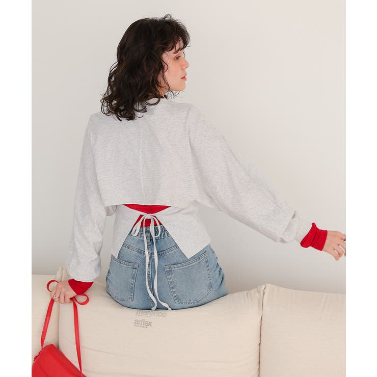 バックオープンデザインプルオーバー | titivate | 詳細画像7 