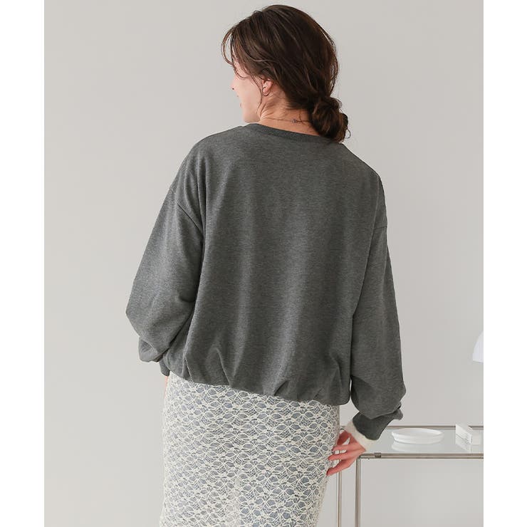 ボリュームスリーブバルーンスウェットトップス | titivate | 詳細画像22 