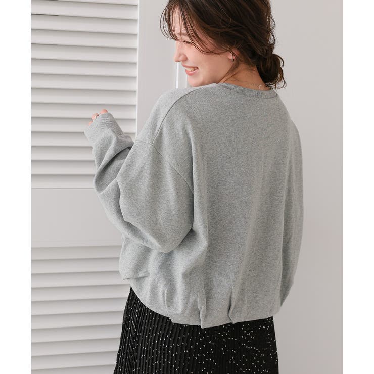 ボリュームスリーブバルーンスウェットトップス | titivate | 詳細画像30 