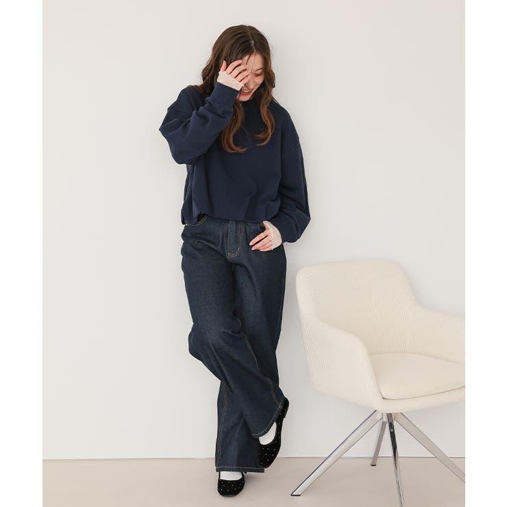 ボリュームスリーブバルーンスウェットトップス | titivate | 詳細画像32 