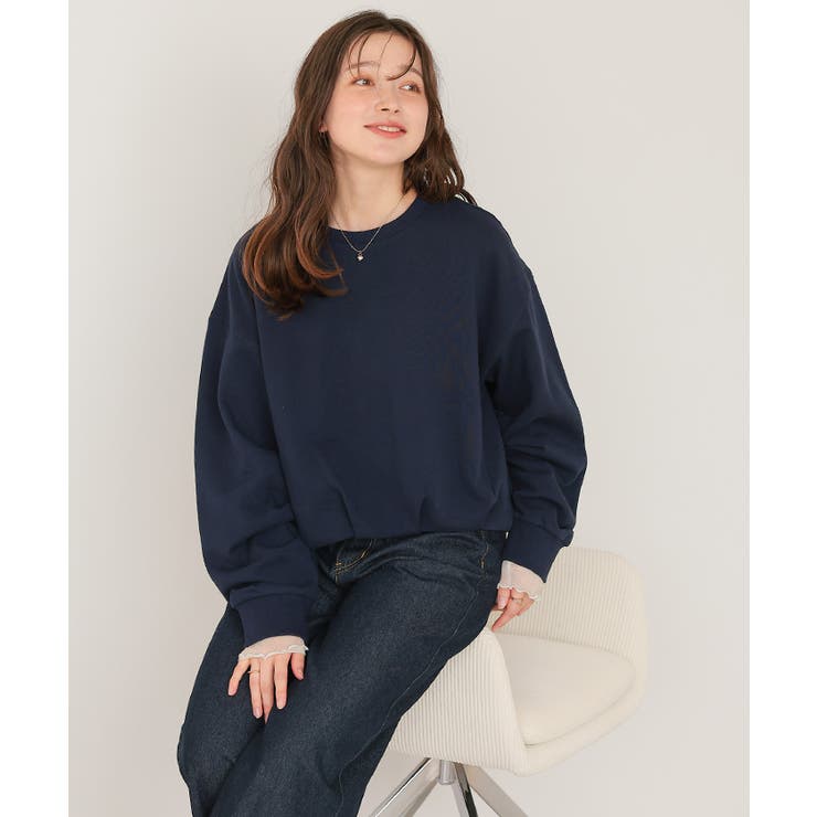 ボリュームスリーブバルーンスウェットトップス | titivate | 詳細画像33 