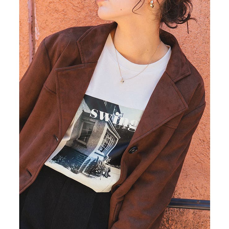ヴィンテージライクフォトプリントロングスリーブTシャツ | titivate | 詳細画像5 