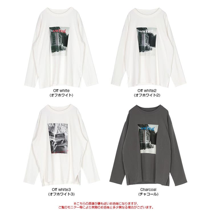 ヴィンテージライクフォトプリントロングスリーブTシャツ | titivate | 詳細画像7 