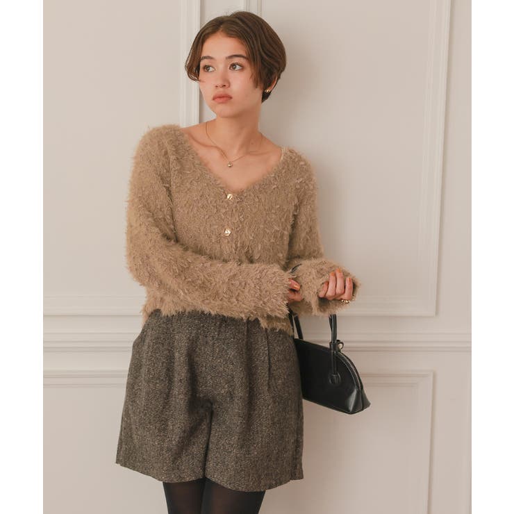 リボンヤーンニットカーディガン | titivate | 詳細画像32 