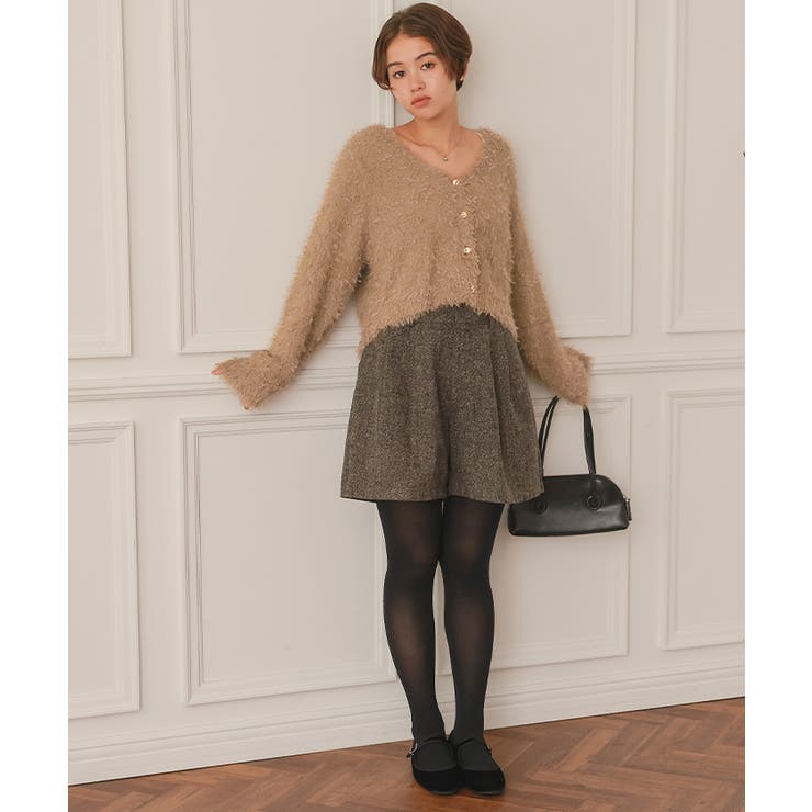 リボンヤーンニットカーディガン | titivate | 詳細画像33 