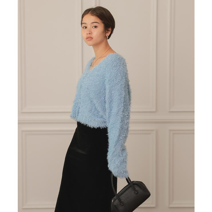 リボンヤーンニットカーディガン | titivate | 詳細画像11 