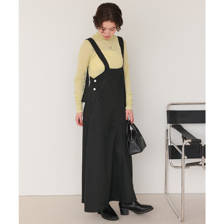 フレアシルエットジャンパースカート | titivate | 詳細画像4 