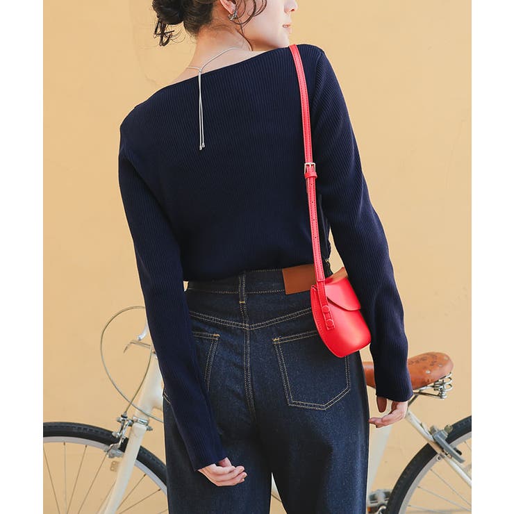 オフショルダーリブニットトップス | titivate | 詳細画像23 