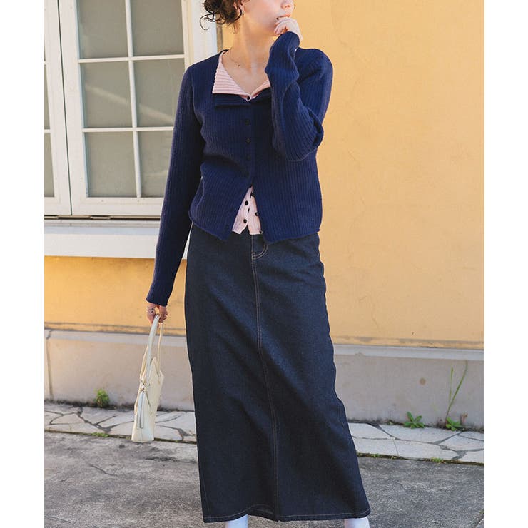 美ラインシルエットデニムスカート | titivate | 詳細画像27 