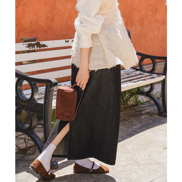 美ラインシルエットデニムスカート | titivate | 詳細画像31 