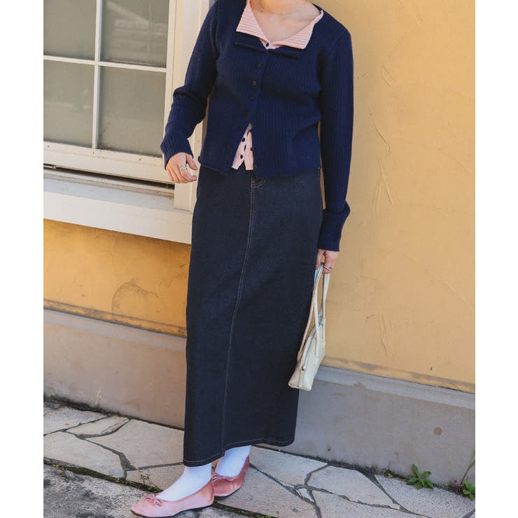 美ラインシルエットデニムスカート | titivate | 詳細画像8 