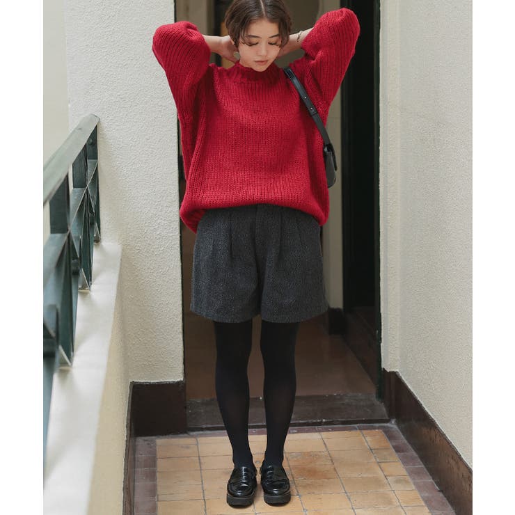 ハンドライクオーバーサイズローゲージニット | titivate | 詳細画像21 