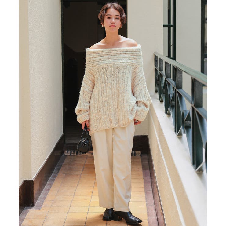 オフショルダールーズニット | titivate | 詳細画像19 