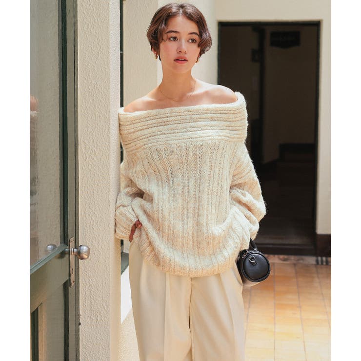 オフショルダールーズニット | titivate | 詳細画像20 