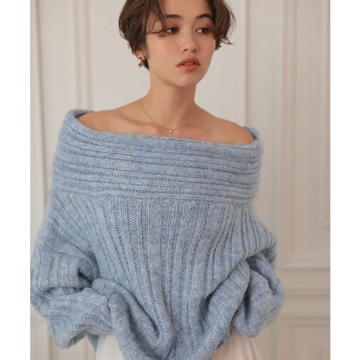 オフショルダールーズニット | titivate | 詳細画像22 