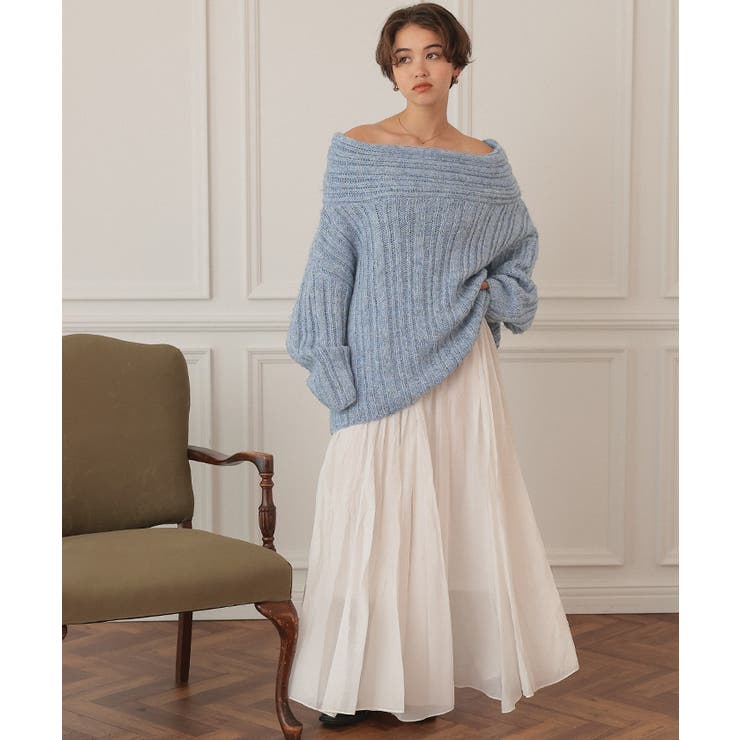 オフショルダールーズニット | titivate | 詳細画像23 