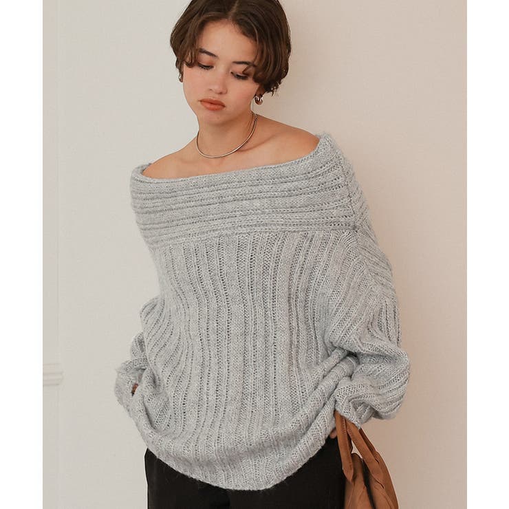 オフショルダールーズニット | titivate | 詳細画像26 