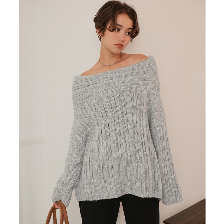 オフショルダールーズニット | titivate | 詳細画像28 